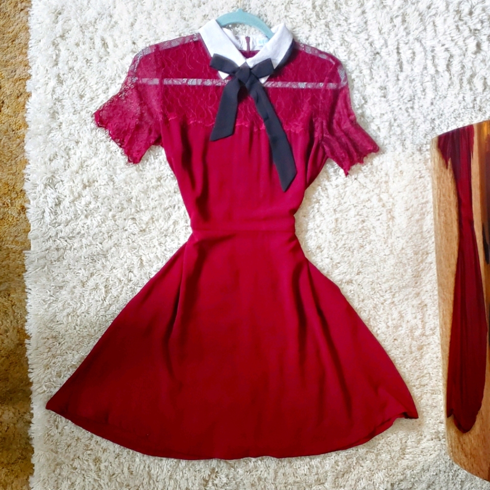 Sandro style skater dress